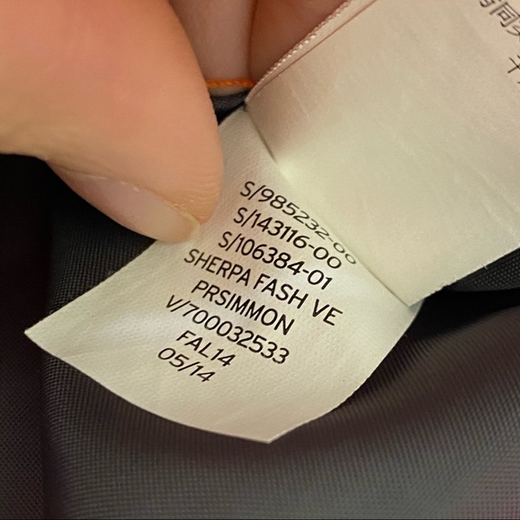 Gap Kids Puffer Vest Snap Pockets Herringbone Accents Size S - Picture 4 of 8